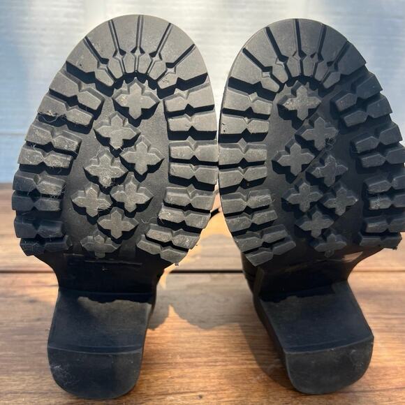 ˚₊‧꒰ა ☆ ໒꒱ ‧₊˚ Women’s Black Heel Winter Boots Size 8 (3B- BX) - Picture 4 of 7